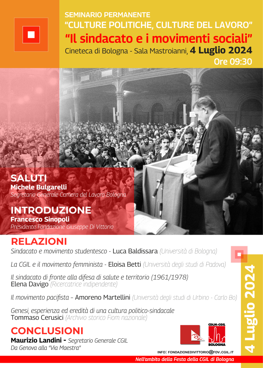IL SINDACATO E I MOVIMENTI SOCIALI